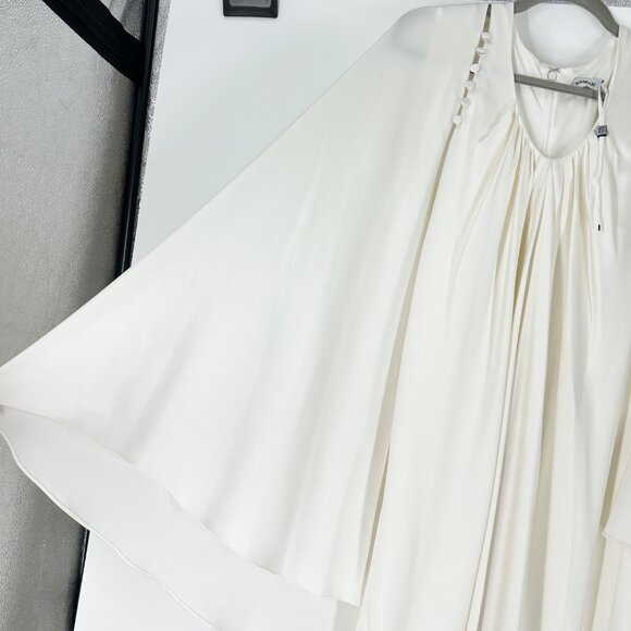 NWOT Jonathan Simkhai Laurette Cape Maxi Dress Size 6 - Picture 6 of 13